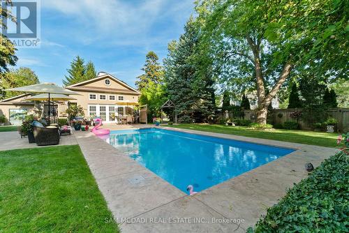 1522 Glenhill Crescent, Mississauga, ON - Outdoor With In Ground Pool With Backyard