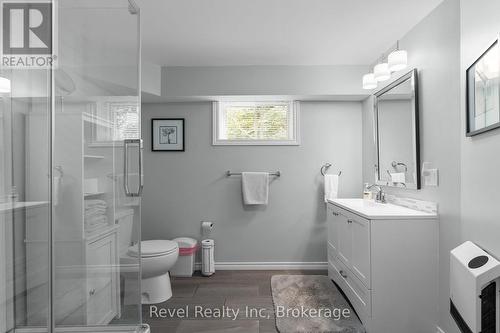lower level bathroom - 210 Burnett'S Road, Mckellar, ON - Indoor Photo Showing Bathroom