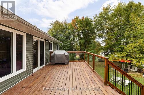 Main Floor Deck over looking lake - 210 Burnett'S Road, Mckellar, ON - Outdoor With Exterior