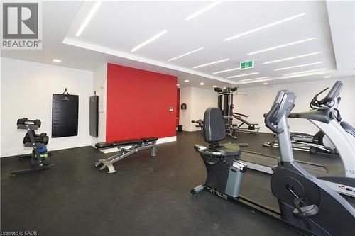 155 St Leger Street Unit# 206, Kitchener, ON - Indoor Photo Showing Gym Room