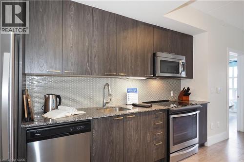155 St. Leger Unit# 206, Kitchener, ON - Indoor Photo Showing Kitchen With Upgraded Kitchen