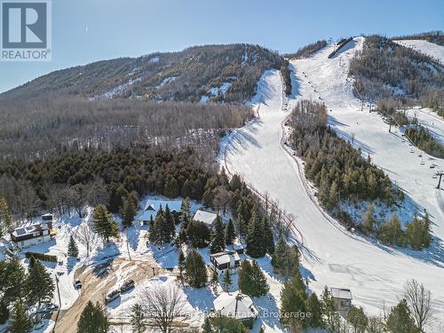 Chalet backs on to Minute Mile at The Peaks - 158 Wensley Drive, Blue Mountains, ON - Outdoor With View