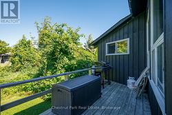 Back deck and private back yard - 