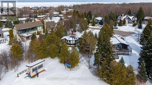 Located on private cul-de-sac - 158 Wensley Drive, Blue Mountains, ON - Outdoor With View