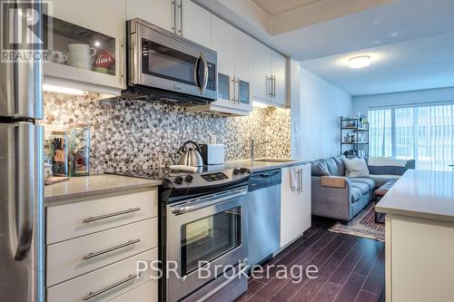 302N - 1169 Queen Street W, Toronto, ON - Indoor Photo Showing Kitchen With Stainless Steel Kitchen With Upgraded Kitchen