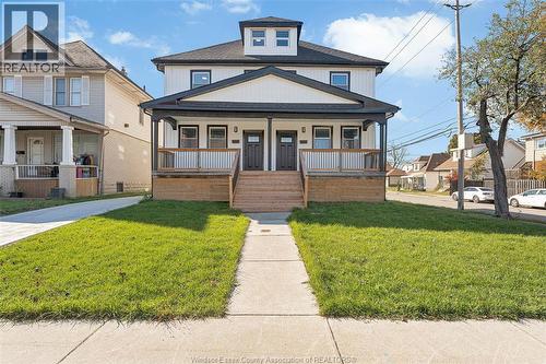 409 Hall Unit# B, Windsor, ON - Outdoor With Deck Patio Veranda With Facade