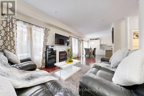 31 Seward Crescent, Ajax, ON - Indoor Photo Showing Living Room With Fireplace