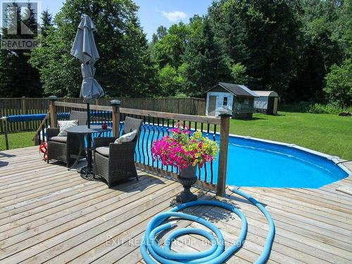 640 Victoria Street N, Tweed (Hungerford (Twp)), ON - Outdoor With Above Ground Pool With Deck Patio Veranda