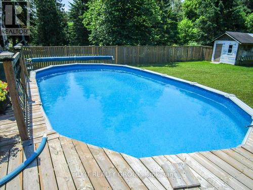 640 Victoria Street N, Tweed (Hungerford (Twp)), ON - Outdoor With Above Ground Pool With Deck Patio Veranda With Backyard
