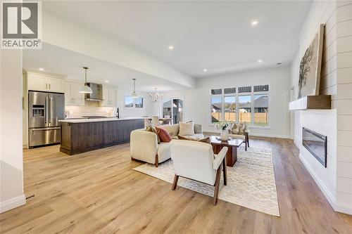 3515 Mia Lane, Plympton-Wyoming, ON - Indoor With Fireplace