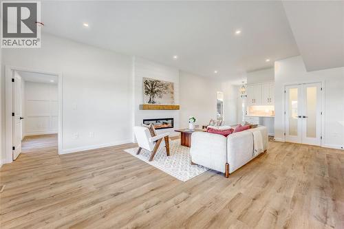 3515 Mia Lane, Plympton-Wyoming, ON - Indoor Photo Showing Living Room With Fireplace