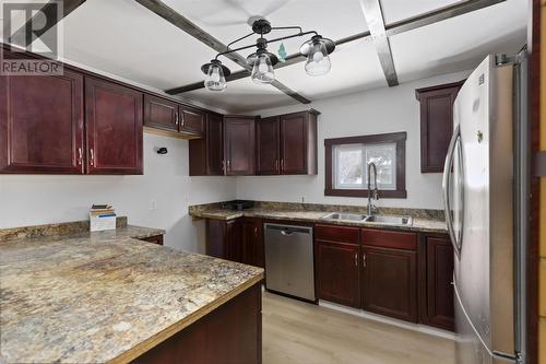 32 Main St, Iron Bridge, ON - Indoor Photo Showing Kitchen With Double Sink