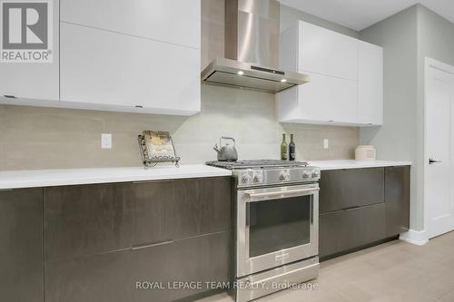 Sleek and modern cabinets w/Quartz countertops - 295 Ridgemont Drive, Beckwith, ON - Indoor Photo Showing Kitchen