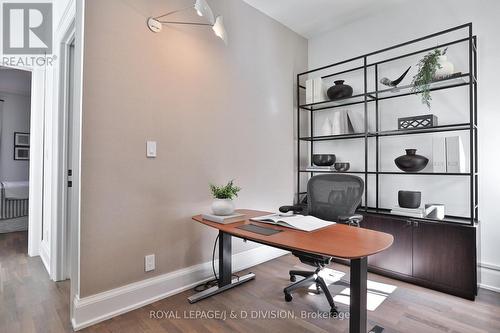 Open study area could easily be a 4th bedroom - 69 Sullivan Street, Toronto, ON - Indoor Photo Showing Office