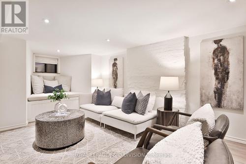 Lower level media room, bedroom, office &/ fitness - 69 Sullivan Street, Toronto, ON - Indoor Photo Showing Living Room