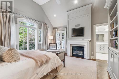 45 Lascelles Boulevard, Toronto, ON - Indoor Photo Showing Bedroom With Fireplace