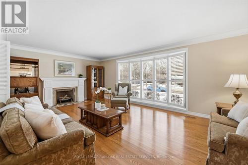 311 Glen Afton Drive, Burlington, ON - Indoor Photo Showing Living Room With Fireplace