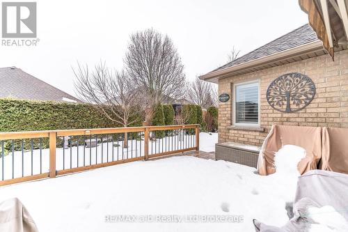 Back Deck - 11 Hollier Drive, Tillsonburg, ON - 