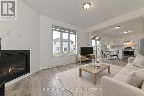 1645 Marina Drive, Fort Erie, ON - Indoor Photo Showing Living Room With Fireplace