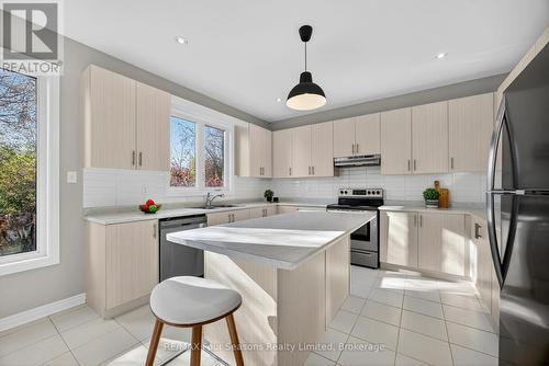 Open living room, dining room, kitchen - 62 Kirby Avenue, Collingwood, ON - Indoor Photo Showing Kitchen With Stainless Steel Kitchen