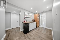 Rough in Plumbing behind the bar - 