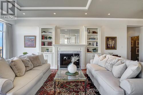 Uph4 - 170 Water Street N, Cambridge, ON - Indoor Photo Showing Living Room With Fireplace