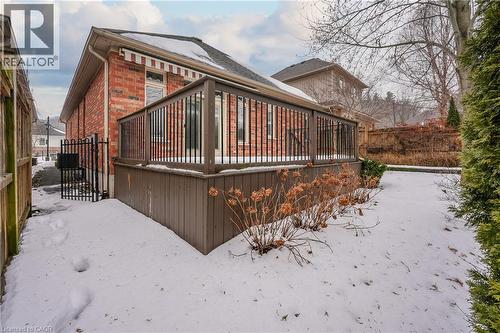 Yard - Winter - 8 Muscat Drive Unit# 4, Grimsby, ON - Outdoor