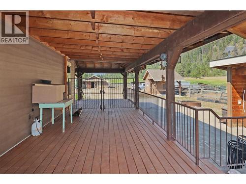 3850 Blythe-Rhone Road, Westbridge, BC - Outdoor With Deck Patio Veranda With Exterior