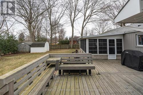 93 James Avenue, Tillsonburg, ON - Outdoor With Deck Patio Veranda