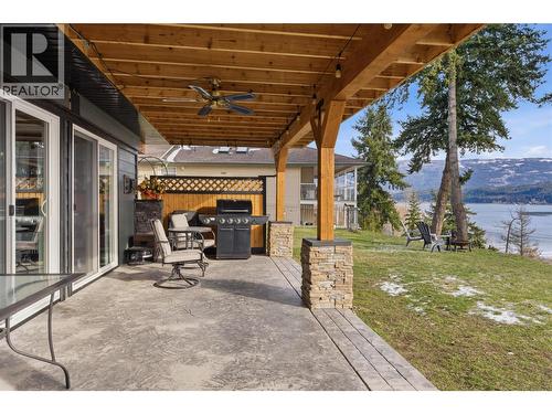 3690 Southview Road, Tappen, BC - Outdoor With Body Of Water With Deck Patio Veranda
