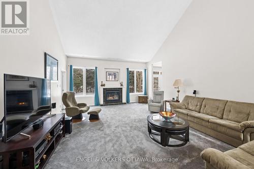 1609 Ashley Cardill Lane, Ottawa, ON - Indoor Photo Showing Living Room With Fireplace