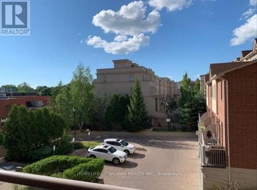 Balcony View Facing Townhouses - 315 - 2 Clairtrell Road, Toronto, ON - Outdoor With Balcony