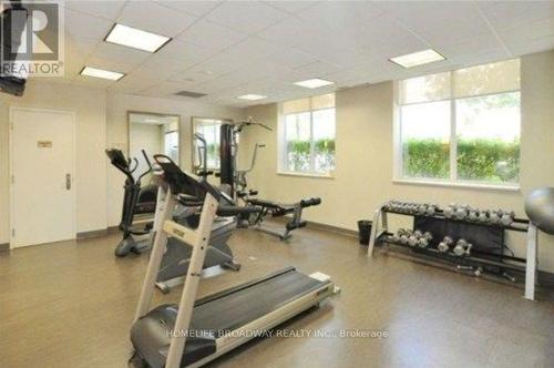 Exercise Room 2 - 315 - 2 Clairtrell Road, Toronto, ON - Indoor Photo Showing Gym Room