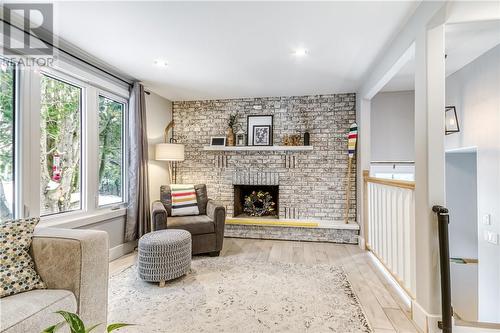 411 Ester Street, Sudbury, ON - Indoor Photo Showing Other Room With Fireplace