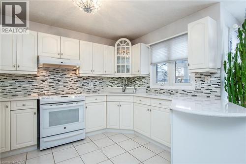 110 Deer Ridge Drive, Kitchener, ON - Indoor Photo Showing Kitchen With Upgraded Kitchen