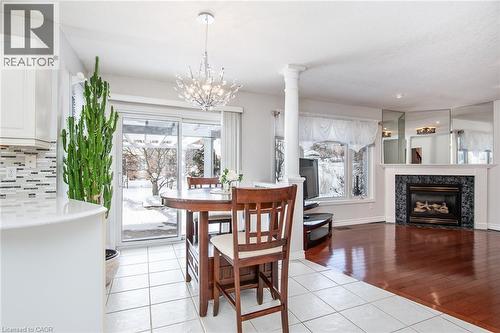 110 Deer Ridge Drive, Kitchener, ON - Indoor With Fireplace