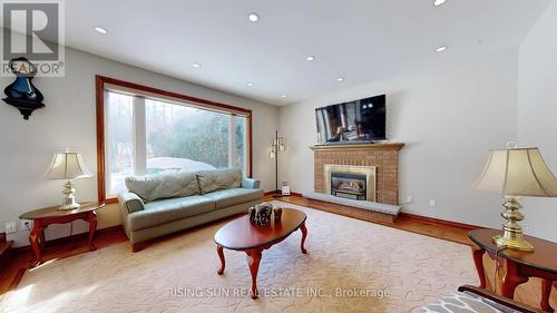 122 Barr Crescent, Brampton, ON - Indoor Photo Showing Living Room With Fireplace