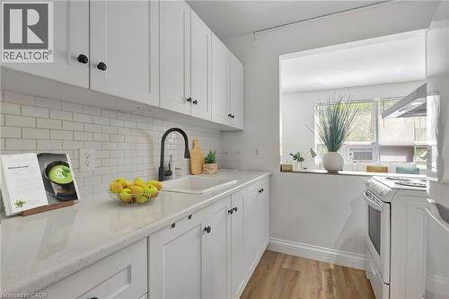 Virtually Stagged - 37 Mericourt Road Unit# 304, Hamilton, ON - Indoor Photo Showing Kitchen