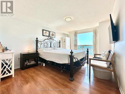 Very Large Primary Bedroom - 1709 - 2155 Burnhamthorpe Road W, Mississauga, ON - Indoor Photo Showing Bedroom