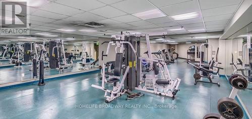 Nice Gym - 1709 - 2155 Burnhamthorpe Road W, Mississauga, ON - Indoor Photo Showing Gym Room