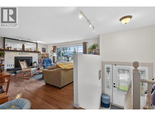 3111 Cedar Drive, Blind Bay, BC - Indoor Photo Showing Living Room With Fireplace