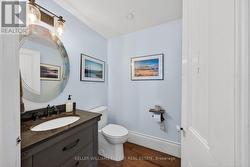 Main floor powder room - 