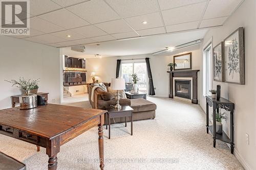 49 Parkview Drive, Thames Centre (Dorchester), ON - Indoor Photo Showing Living Room With Fireplace