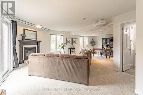 49 Parkview Drive, Thames Centre (Dorchester), ON - Indoor Photo Showing Living Room With Fireplace