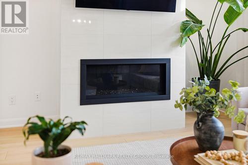 120 Lynn Coulter Street, Ottawa, ON - Indoor Photo Showing Living Room With Fireplace