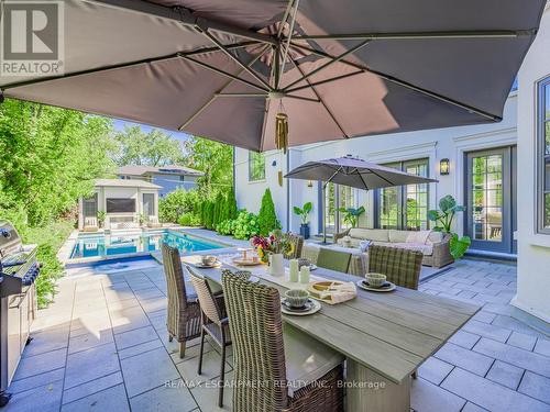 393 Maple Grove Drive, Oakville, ON - Outdoor With In Ground Pool With Exterior