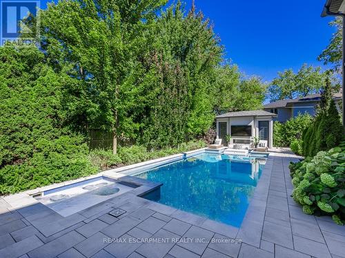 393 Maple Grove Drive, Oakville, ON - Outdoor With In Ground Pool