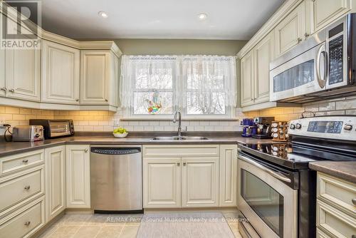 2 Laird Drive, Parry Sound, ON - Indoor Photo Showing Kitchen With Double Sink