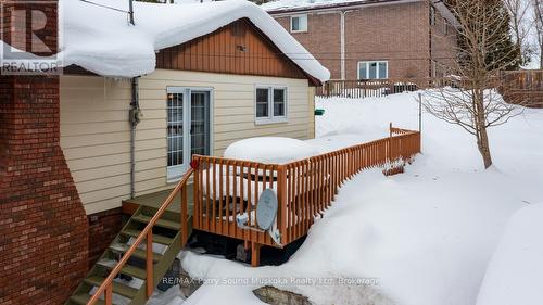 Main level walkout to deck - 2 Laird Drive, Parry Sound, ON - Outdoor With Exterior