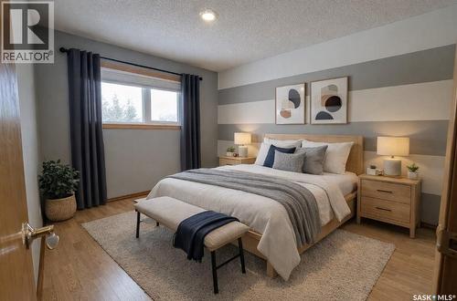 Carter Acreage, Luseland, SK - Indoor Photo Showing Bedroom